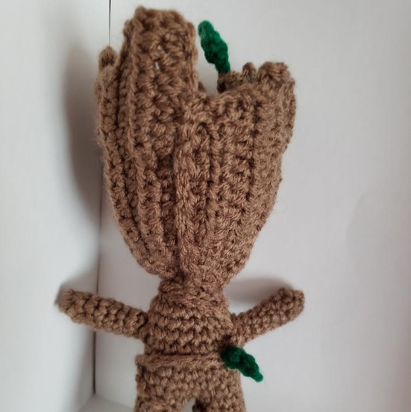 Hand Made Groot Inspired Amigurumi - Picture 2 of 4